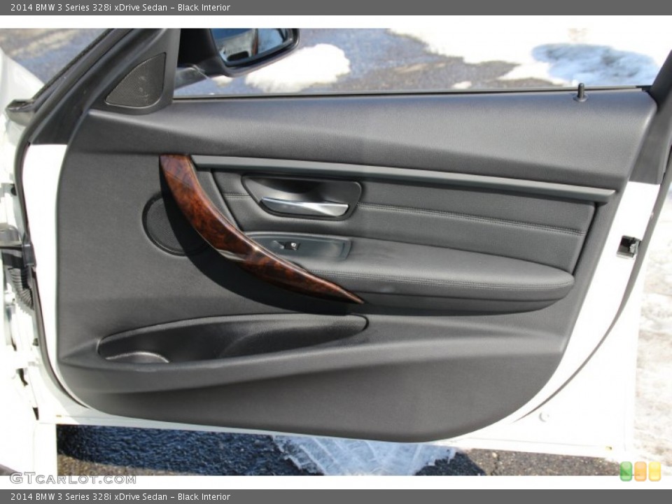 Black Interior Door Panel for the 2014 BMW 3 Series 328i xDrive Sedan #101768011