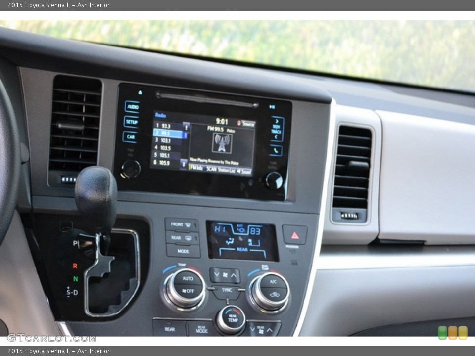 Ash Interior Controls for the 2015 Toyota Sienna L #101768542