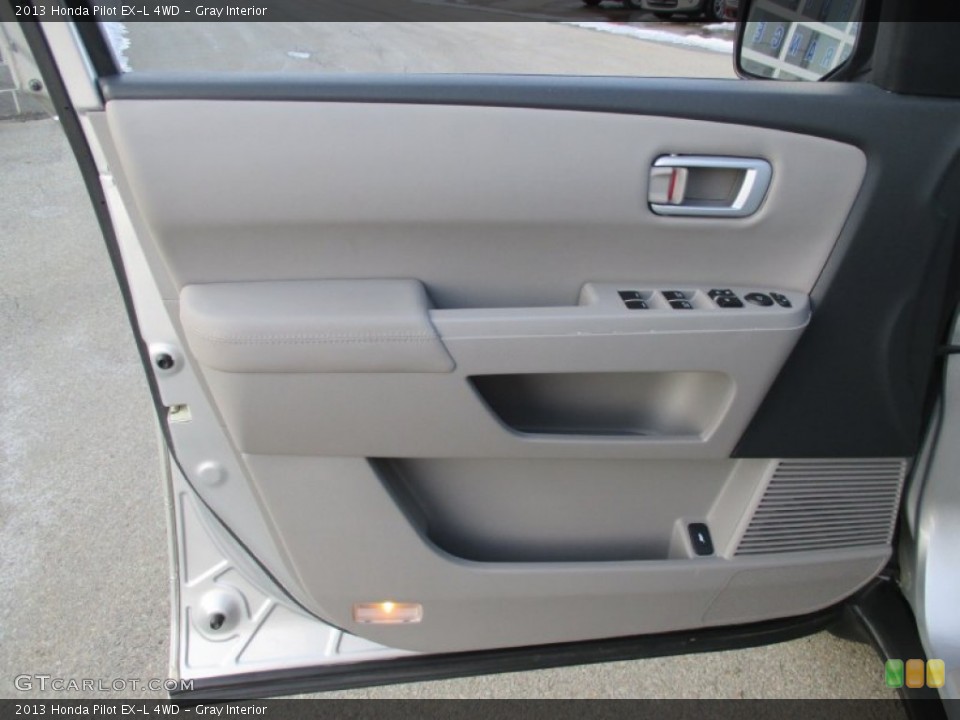 Gray Interior Door Panel for the 2013 Honda Pilot EX-L 4WD #101769181