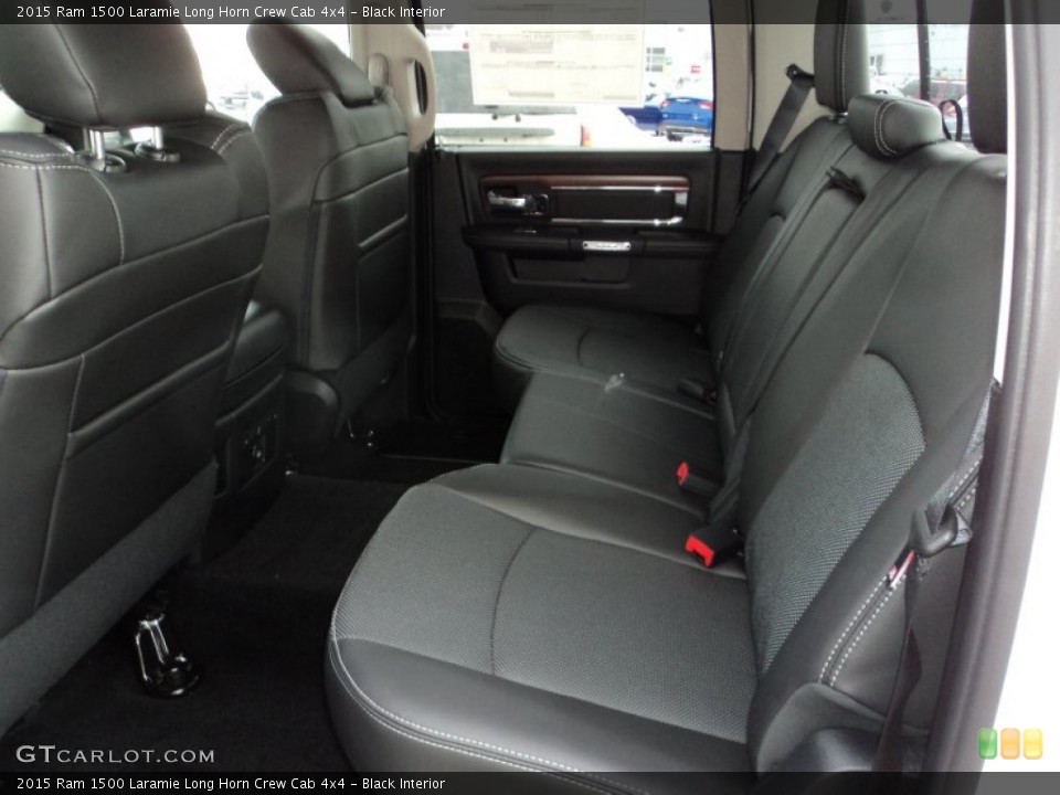 Black Interior Rear Seat for the 2015 Ram 1500 Laramie Long Horn Crew Cab 4x4 #101769613