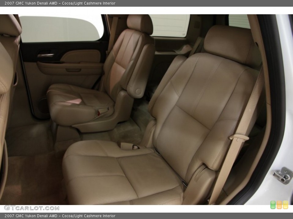 Cocoa/Light Cashmere Interior Rear Seat for the 2007 GMC Yukon Denali AWD #101770171