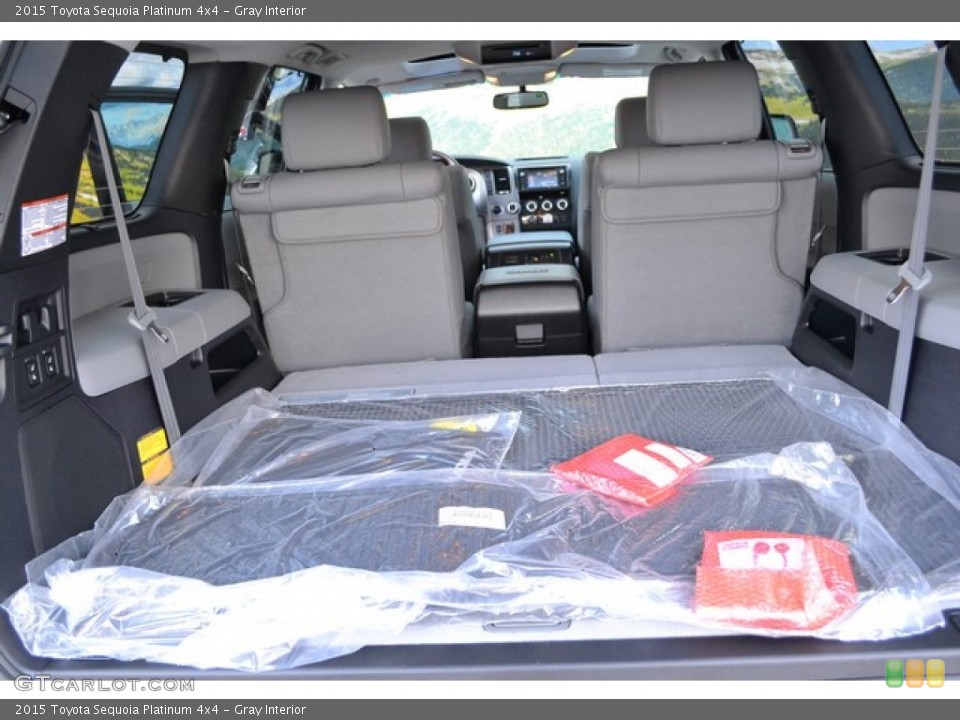 Gray Interior Trunk for the 2015 Toyota Sequoia Platinum 4x4 #101770249
