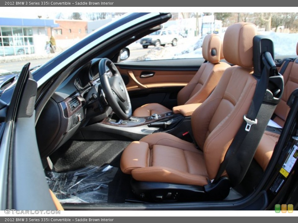 Saddle Brown Interior Photo for the 2012 BMW 3 Series 335i Convertible #101770927