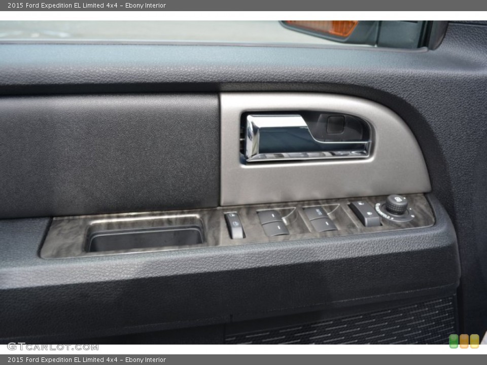 Ebony Interior Controls for the 2015 Ford Expedition EL Limited 4x4 #101771848