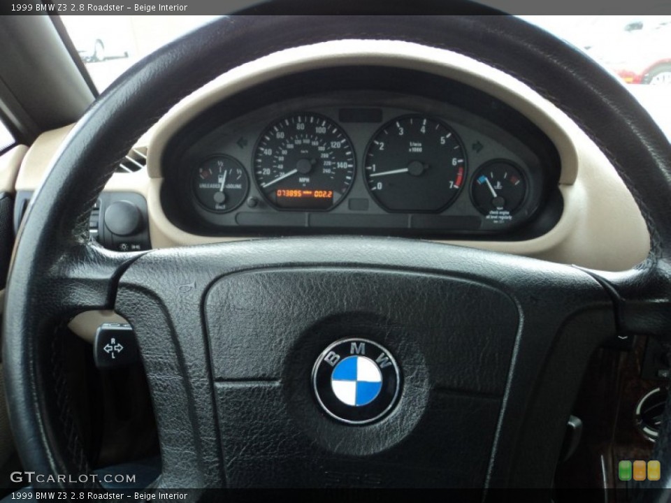 Beige Interior Gauges for the 1999 BMW Z3 2.8 Roadster #101772628