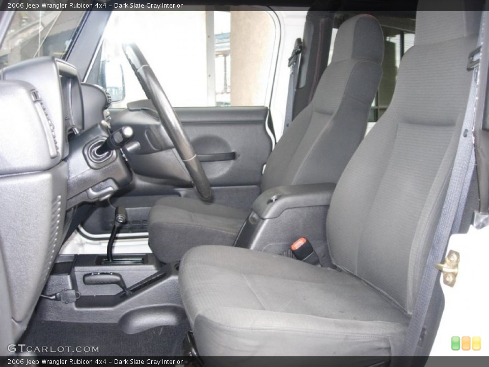 Dark Slate Gray Interior Photo for the 2006 Jeep Wrangler Rubicon 4x4 #101773816