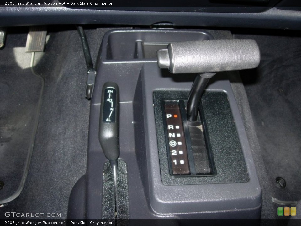 Dark Slate Gray Interior Transmission for the 2006 Jeep Wrangler Rubicon 4x4 #101773963