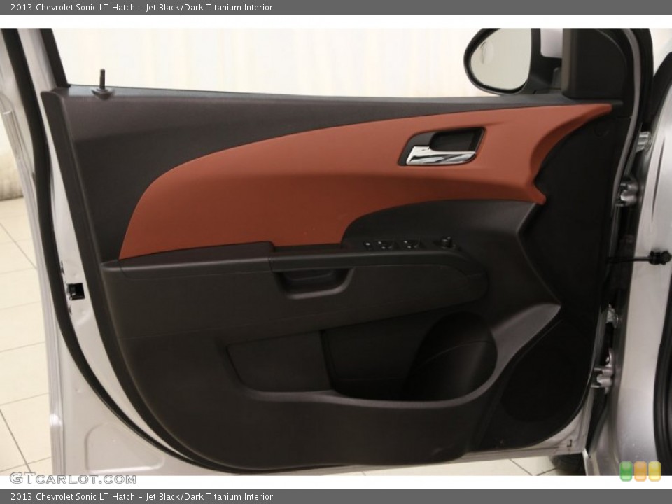 Jet Black/Dark Titanium Interior Door Panel for the 2013 Chevrolet Sonic LT Hatch #101774884