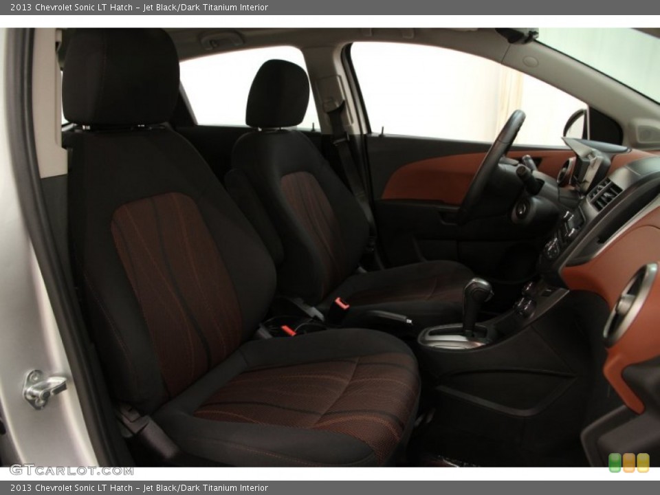 Jet Black/Dark Titanium Interior Front Seat for the 2013 Chevrolet Sonic LT Hatch #101775022