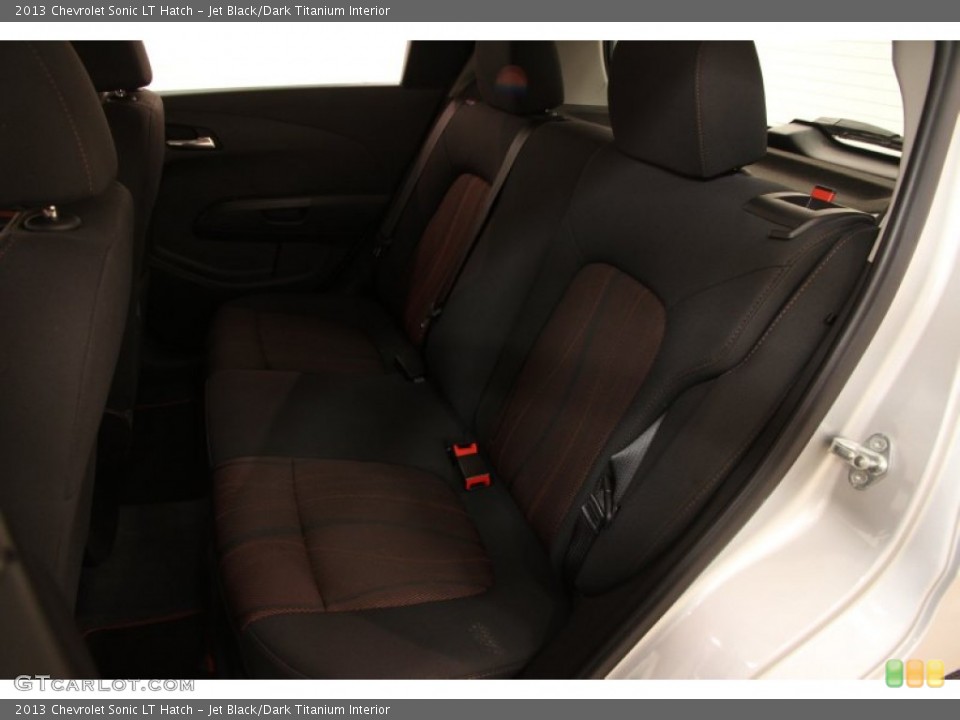 Jet Black/Dark Titanium Interior Rear Seat for the 2013 Chevrolet Sonic LT Hatch #101775070