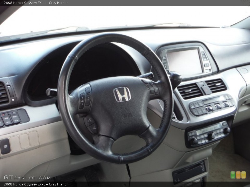 Gray Interior Dashboard for the 2008 Honda Odyssey EX-L #101775742