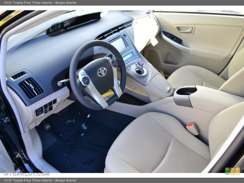 Bisque Interior Photo for the 2015 Toyota Prius Three Hybrid #101777617