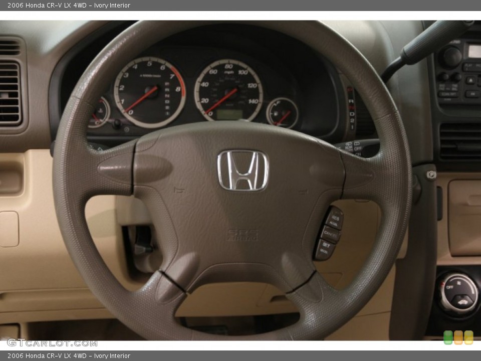 Ivory Interior Steering Wheel for the 2006 Honda CR-V LX 4WD #101778025