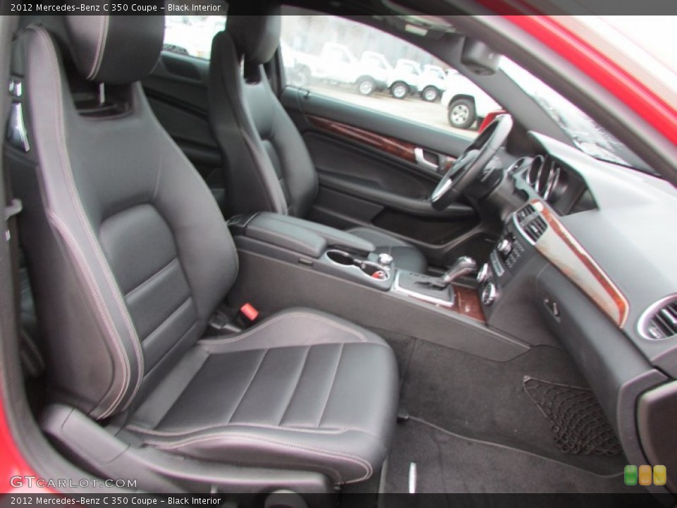 Black Interior Front Seat for the 2012 Mercedes-Benz C 350 Coupe #101779884