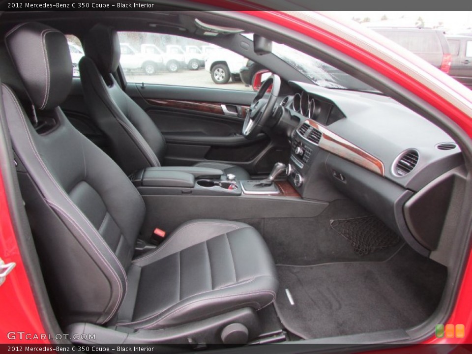 Black Interior Front Seat for the 2012 Mercedes-Benz C 350 Coupe #101779909
