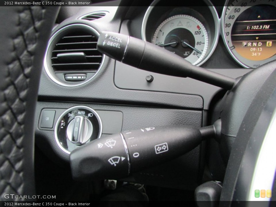 Black Interior Controls for the 2012 Mercedes-Benz C 350 Coupe #101780248