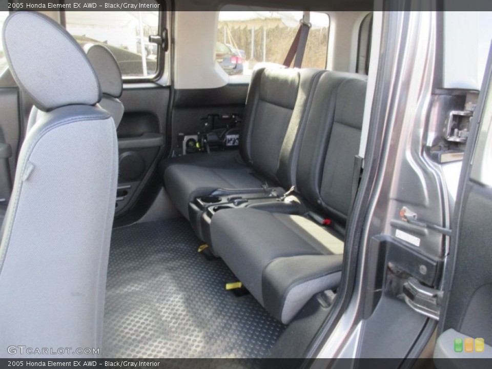 Black/Gray Interior Rear Seat for the 2005 Honda Element EX AWD #101795680