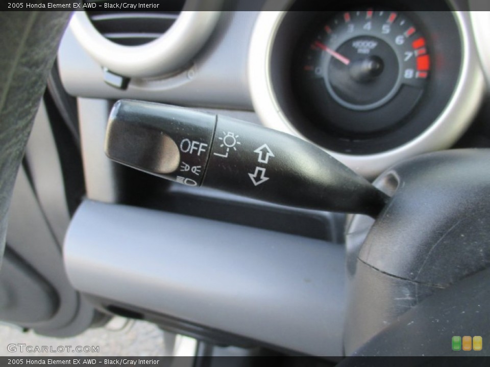 Black/Gray Interior Controls for the 2005 Honda Element EX AWD #101795899