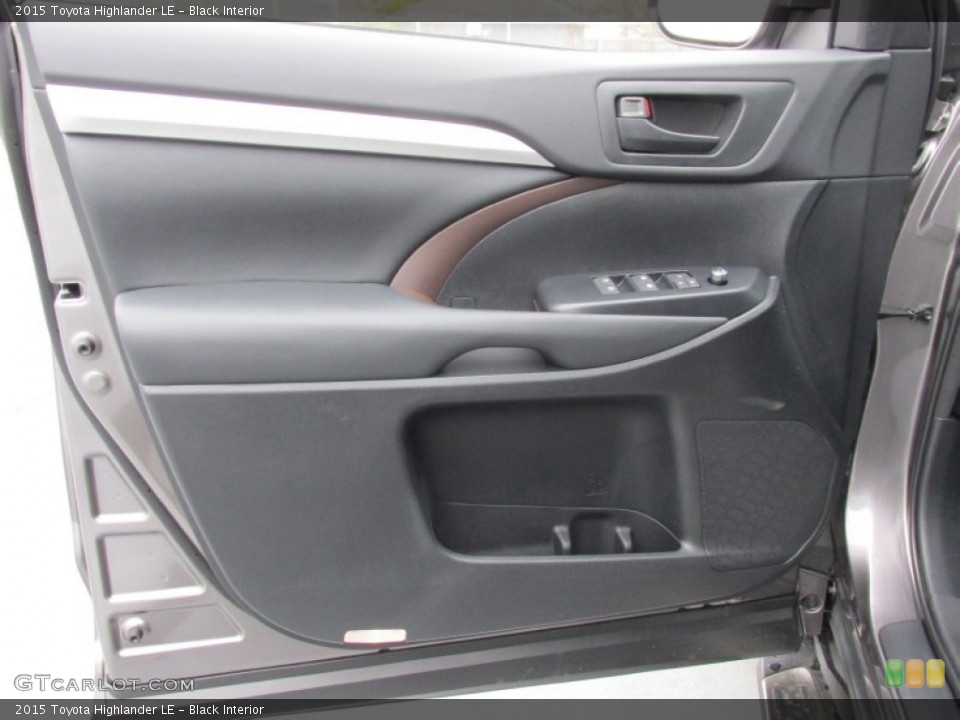 Black Interior Door Panel for the 2015 Toyota Highlander LE #101801051