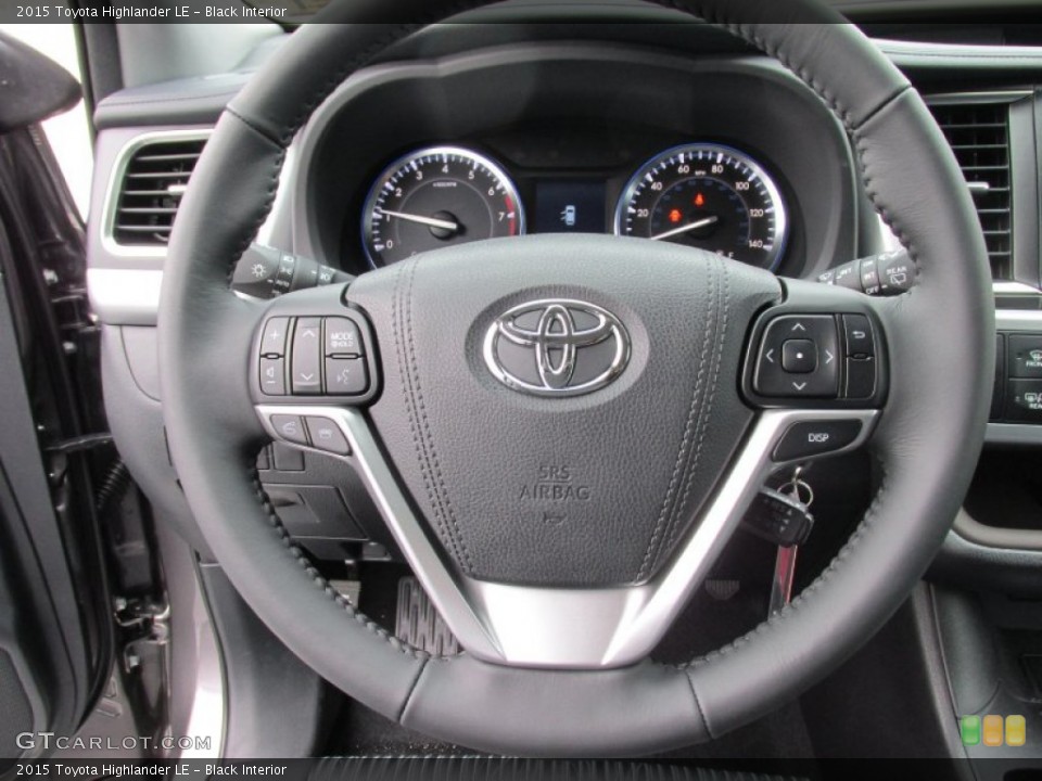 Black Interior Steering Wheel for the 2015 Toyota Highlander LE #101801298