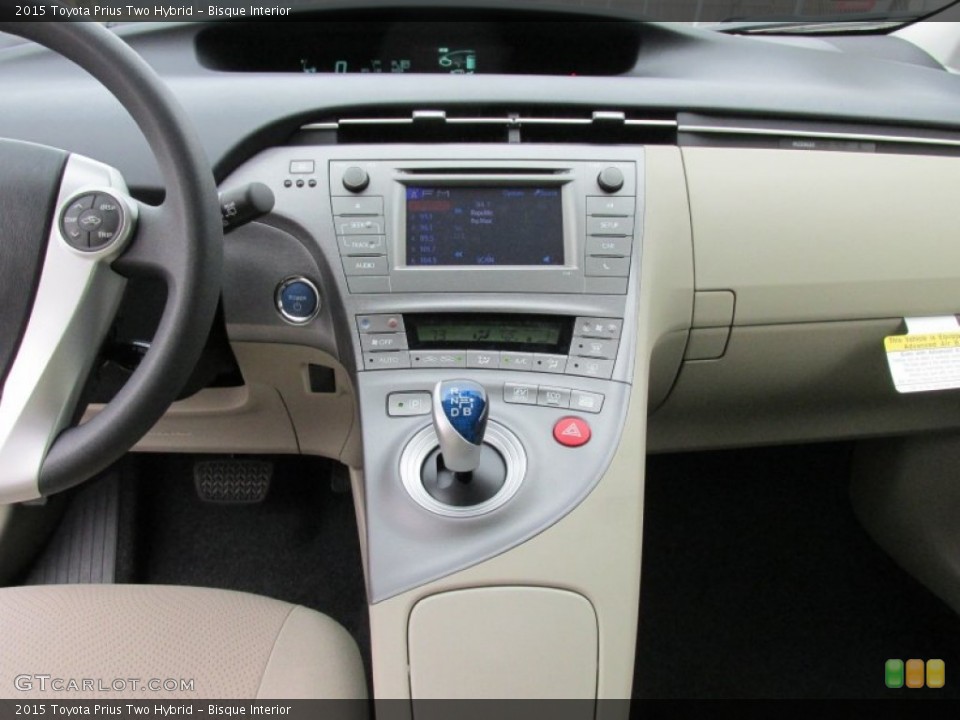 Bisque Interior Dashboard for the 2015 Toyota Prius Two Hybrid #101802716