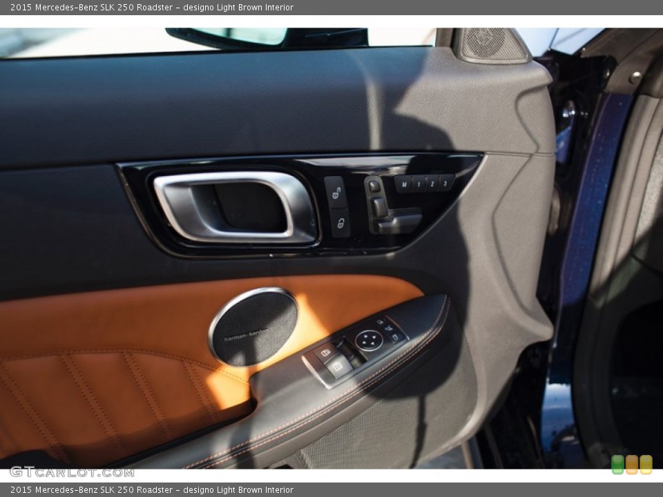 designo Light Brown Interior Door Panel for the 2015 Mercedes-Benz SLK 250 Roadster #101809085