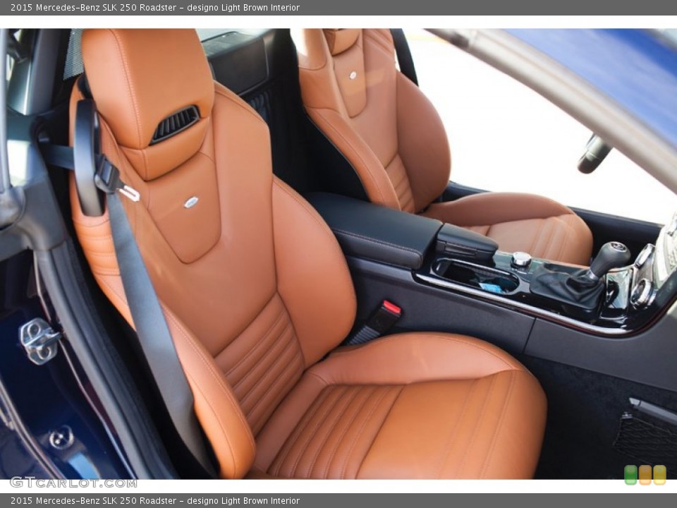 designo Light Brown 2015 Mercedes-Benz SLK Interiors