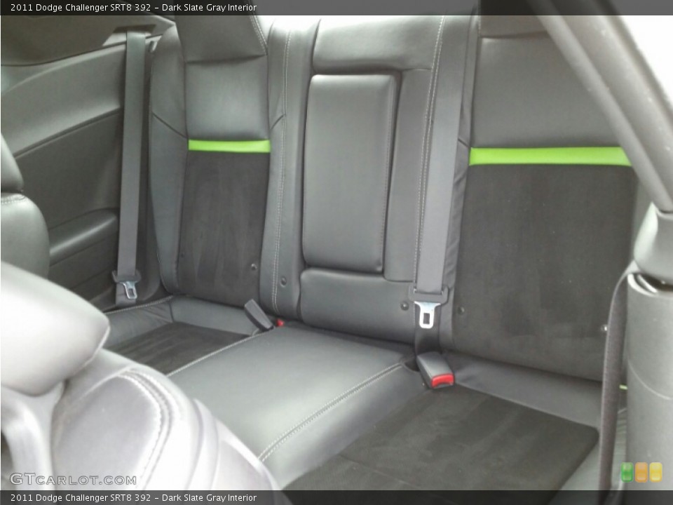 Dark Slate Gray Interior Rear Seat for the 2011 Dodge Challenger SRT8 392 #101814320