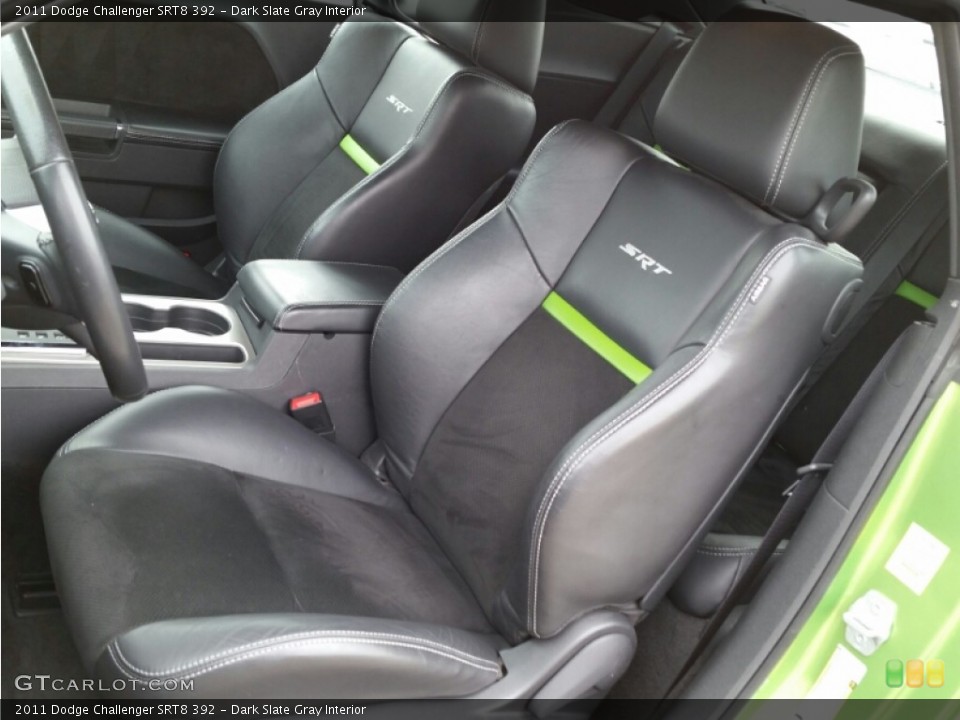 Dark Slate Gray Interior Front Seat for the 2011 Dodge Challenger SRT8 392 #101814350