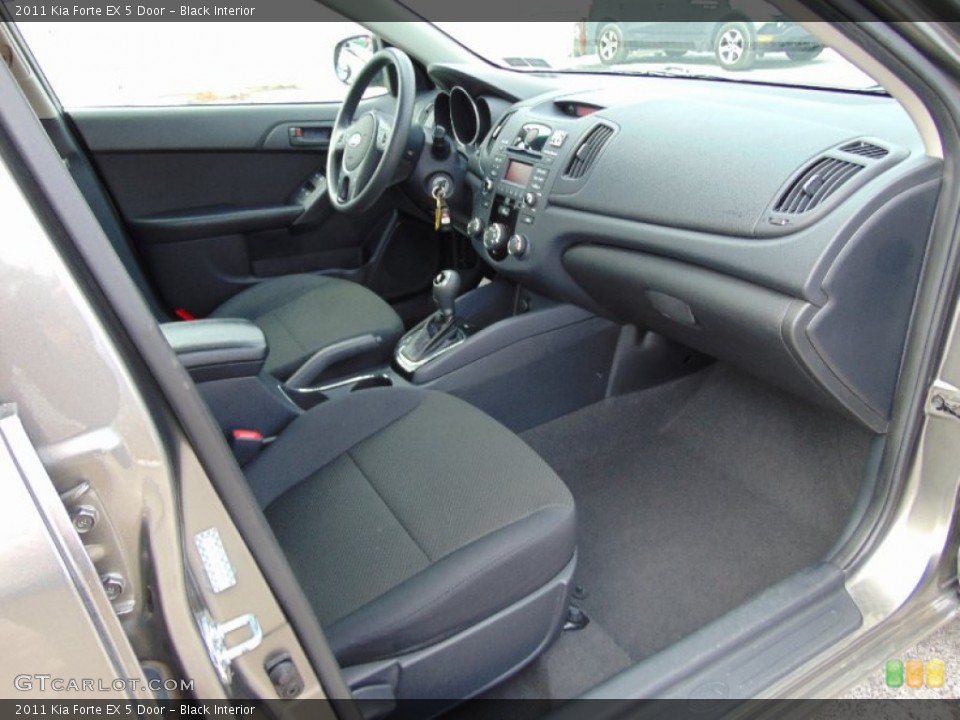 Black Interior Photo for the 2011 Kia Forte EX 5 Door #101815403