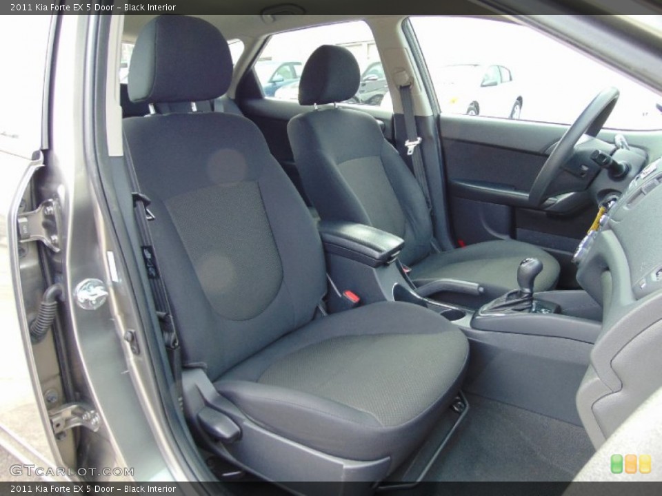 Black Interior Front Seat for the 2011 Kia Forte EX 5 Door #101815427