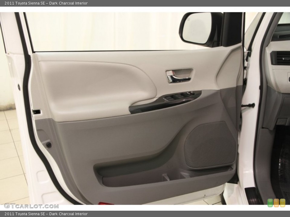 Dark Charcoal Interior Door Panel for the 2011 Toyota Sienna SE #101821859