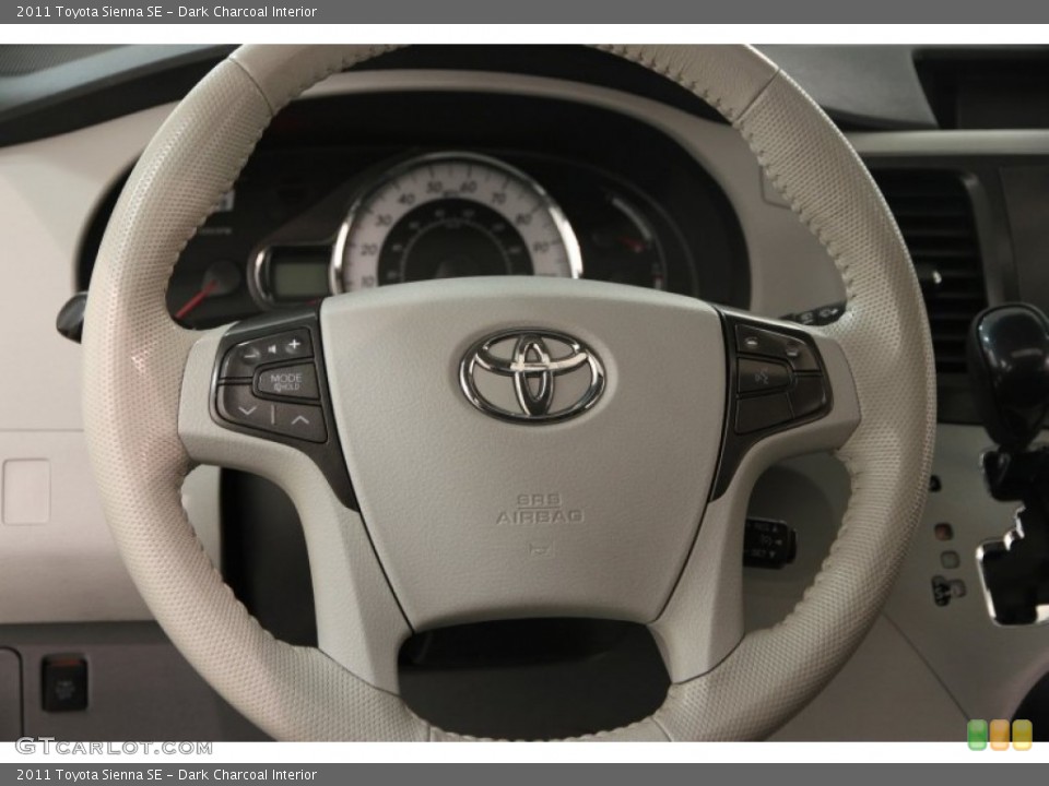 Dark Charcoal Interior Steering Wheel for the 2011 Toyota Sienna SE #101821886