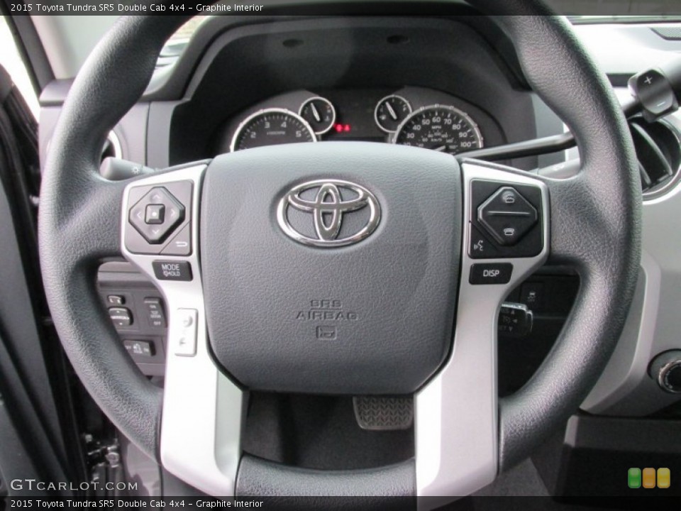 Graphite Interior Steering Wheel for the 2015 Toyota Tundra SR5 Double Cab 4x4 #101824169