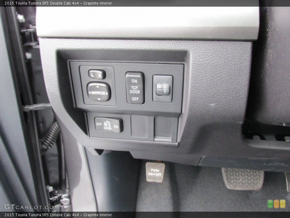 Graphite Interior Controls for the 2015 Toyota Tundra SR5 Double Cab 4x4 #101824187