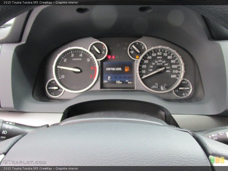 Graphite Interior Gauges for the 2015 Toyota Tundra SR5 CrewMax #101825144