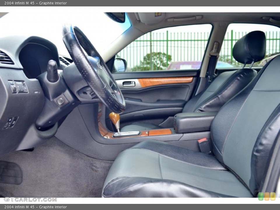 Graphite Interior Front Seat for the 2004 Infiniti M 45 #101825264