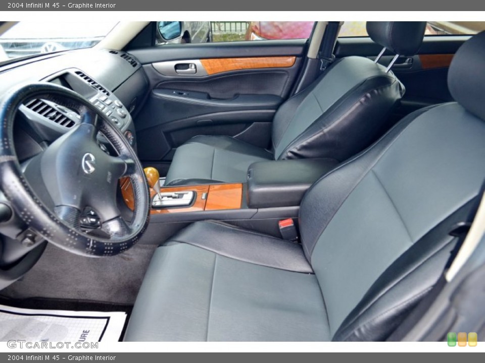 Graphite Interior Front Seat for the 2004 Infiniti M 45 #101825270
