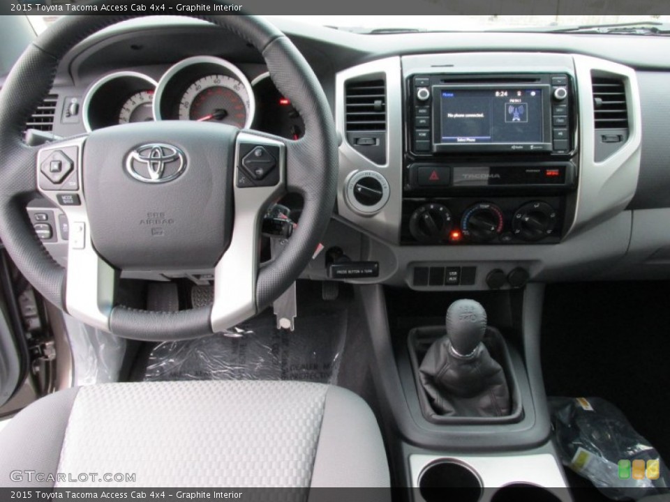 Graphite Interior Dashboard for the 2015 Toyota Tacoma Access Cab 4x4 #101825303