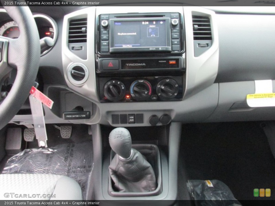 Graphite Interior Controls for the 2015 Toyota Tacoma Access Cab 4x4 #101825309