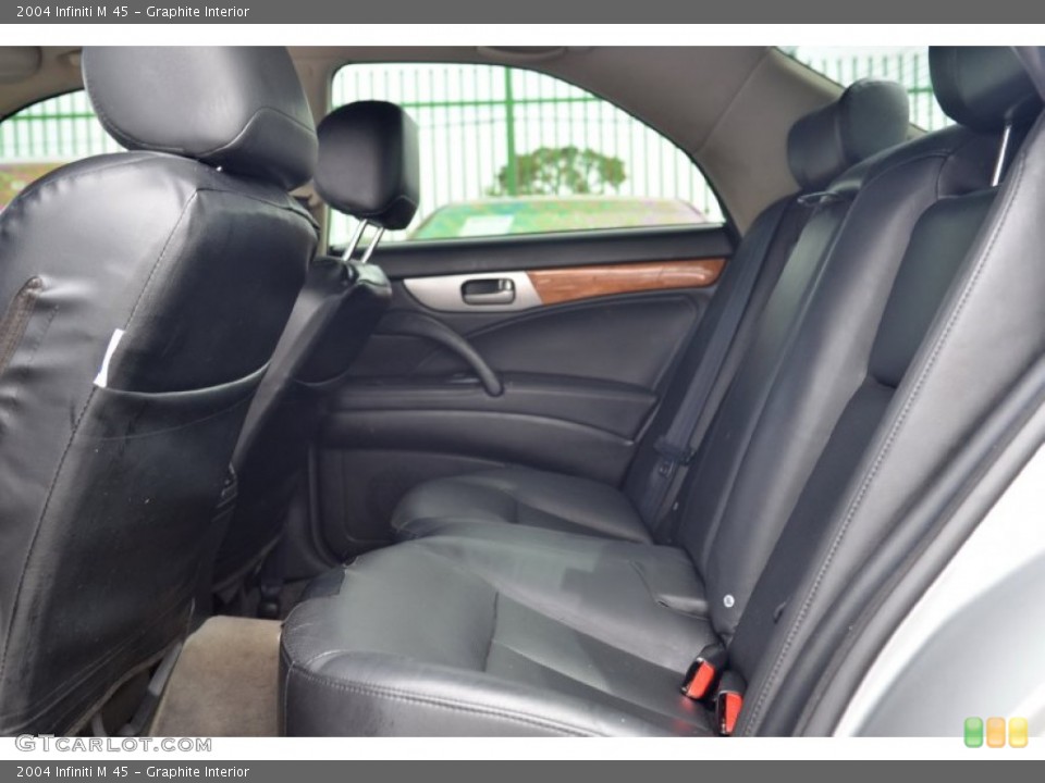 Graphite Interior Rear Seat for the 2004 Infiniti M 45 #101825312