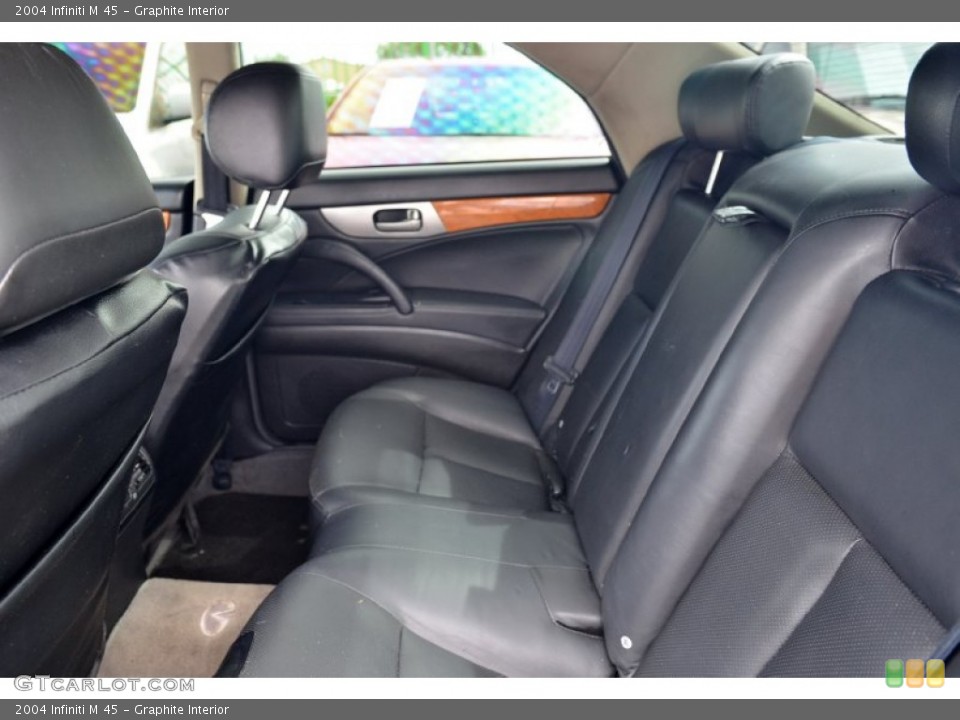 Graphite Interior Rear Seat for the 2004 Infiniti M 45 #101825318
