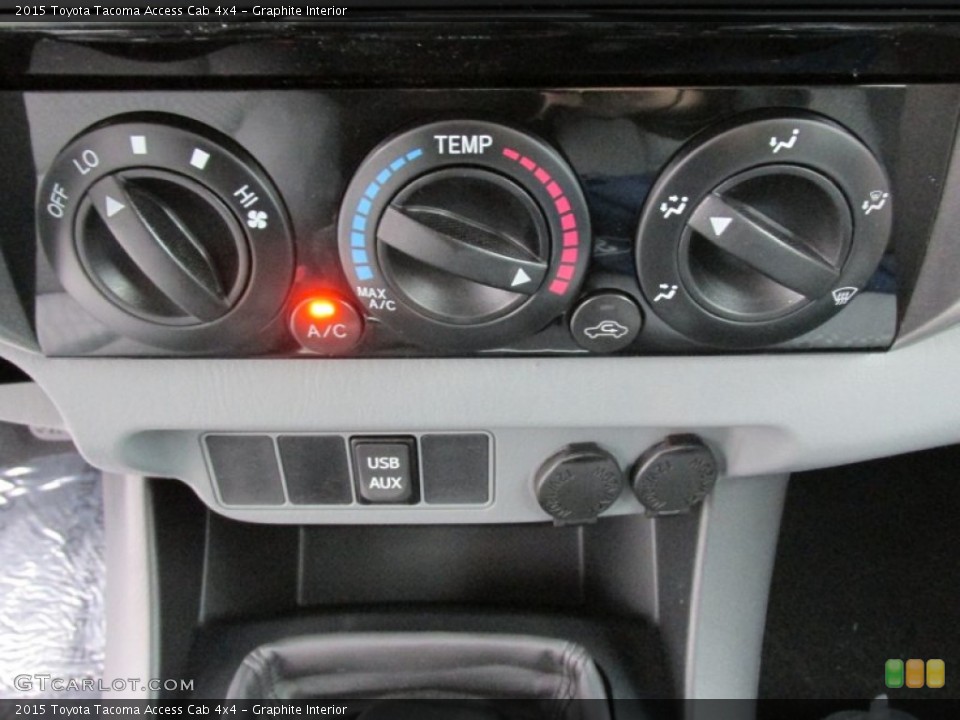 Graphite Interior Controls for the 2015 Toyota Tacoma Access Cab 4x4 #101825321