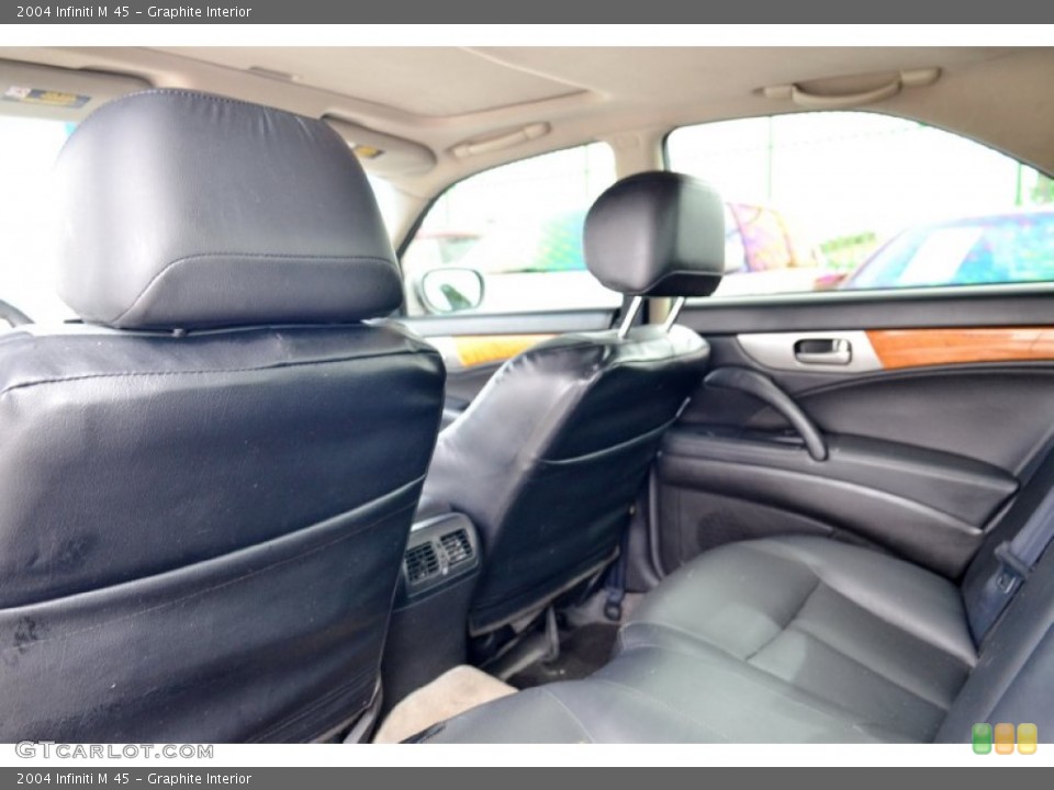Graphite Interior Rear Seat for the 2004 Infiniti M 45 #101825324