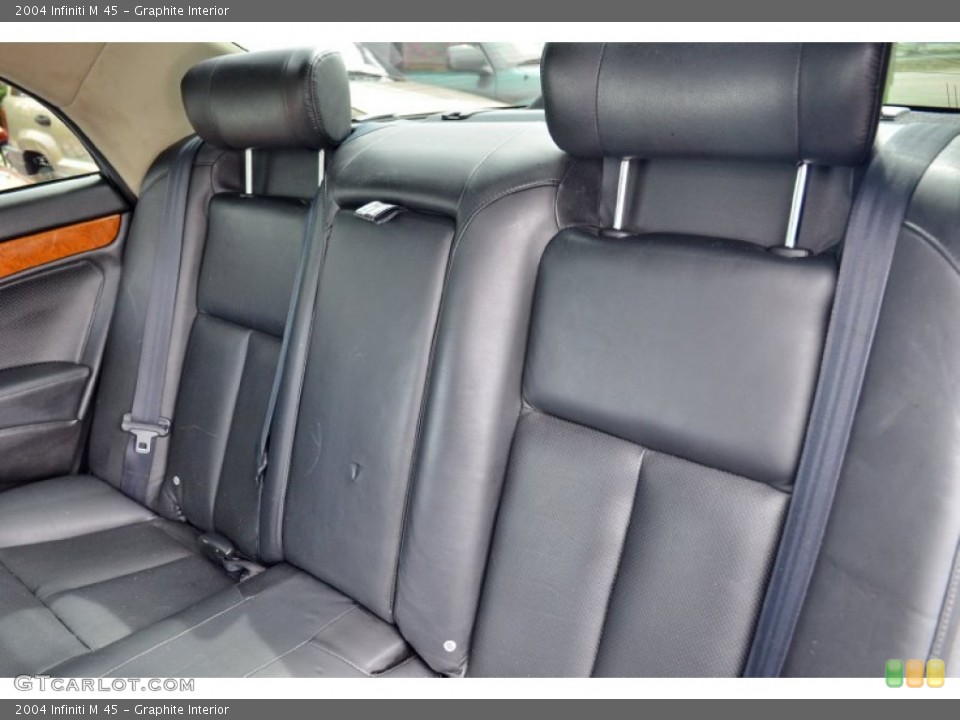 Graphite Interior Rear Seat for the 2004 Infiniti M 45 #101825330