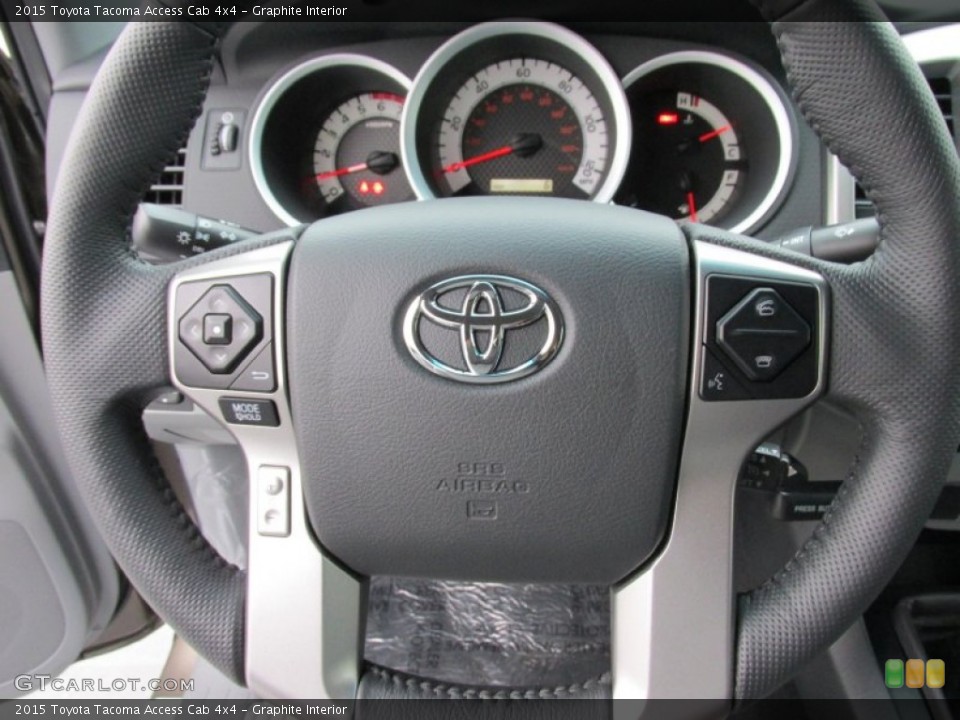 Graphite Interior Steering Wheel for the 2015 Toyota Tacoma Access Cab 4x4 #101825339