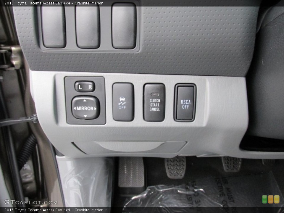 Graphite Interior Controls for the 2015 Toyota Tacoma Access Cab 4x4 #101825351