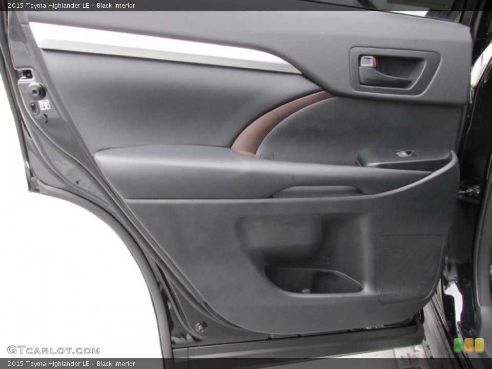 Black Interior Door Panel for the 2015 Toyota Highlander LE #101826473