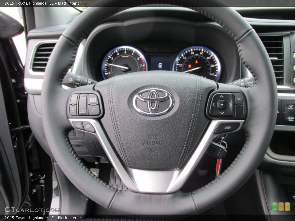 Black Interior Steering Wheel for the 2015 Toyota Highlander LE #101826509
