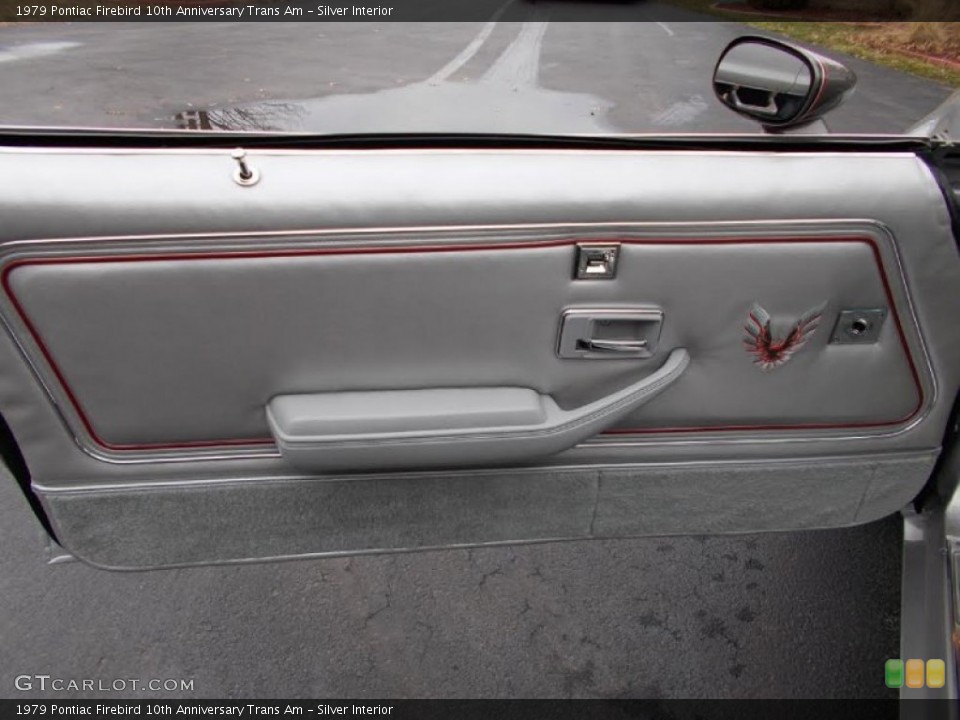 Silver Interior Door Panel for the 1979 Pontiac Firebird 10th Anniversary Trans Am #101827577